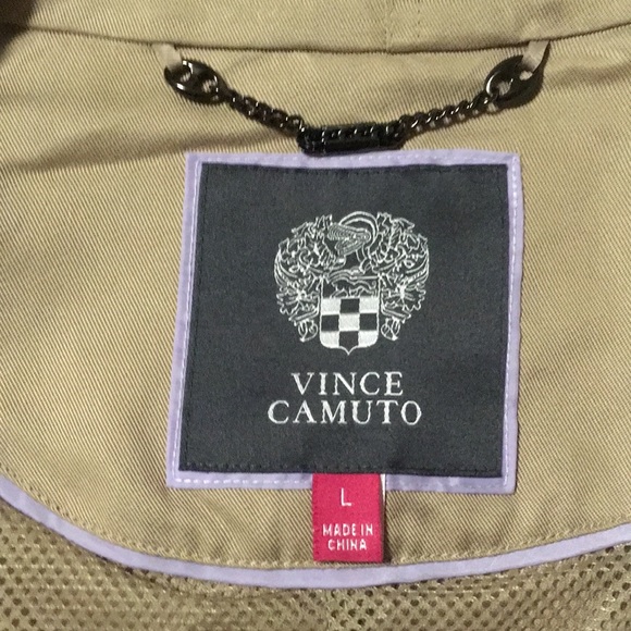 Vince Camuto Jackets & Blazers - Khaki Vince Camuto trench coat